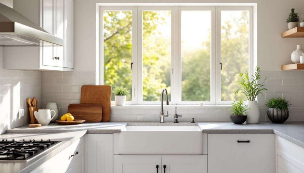 Projektant wnętrz zdradza, dlaczego zlewy pod oknem znów wracają do łask