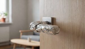 Dlaczego trik z folią aluminiową na klamce podbija coraz więcej domów w Polsce