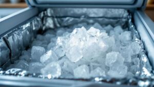 Zamrażarka pełna lodu: sztuczka z folią aluminiową, która przyspiesza rozmrażanie