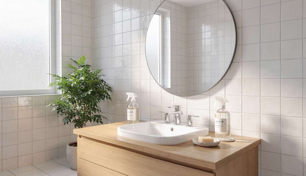 Pleśń w łazience: prosty sposób na usunięcie jej bez chloru i silnej chemii