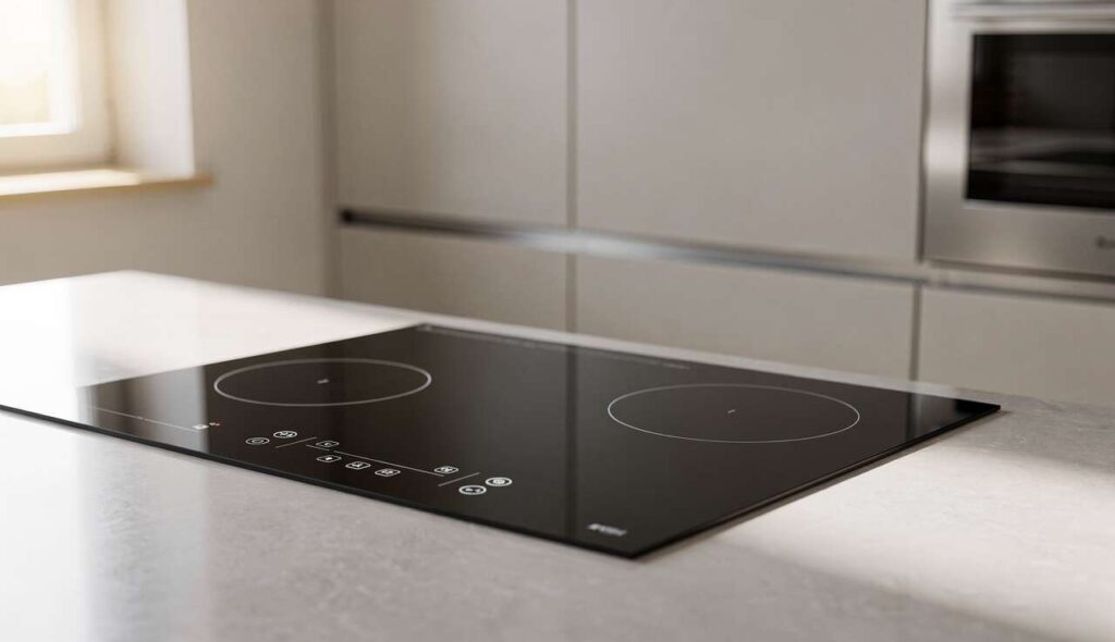 Kuchenka indukcyjna: ten trik czyści ją bez ryzyka zarysowania