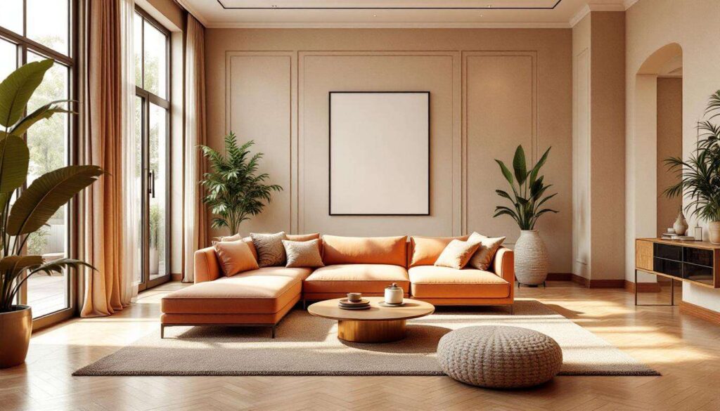 Ciepłe beże i terakota: kolory, które architekci wnętrz wybierają na wiosnę 2026