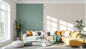 Malowanie dwóch ścian zamiast jednej: trend 2026, który odmienia wnętrze bez remontu
