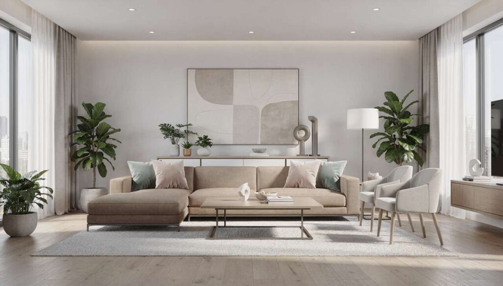 Kanapa w salonie: ten układ, który architekci polecają na wiosnę 2026, dodaje przestrzeni