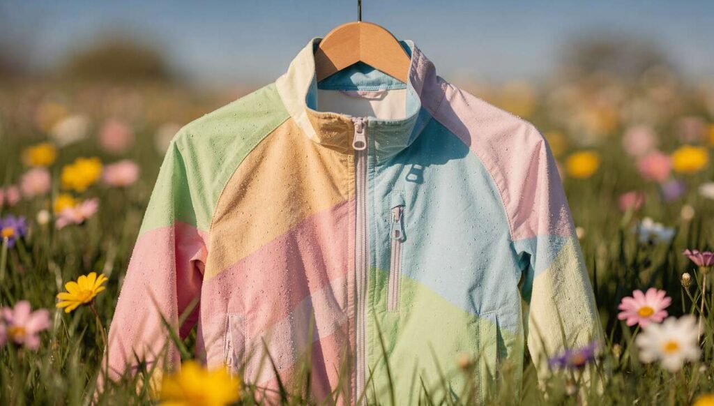 Pranie kurtki wiosennej: dodaj łyżkę tego do bębna, żeby kolor nie wyblakł