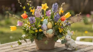 Wielkanoc 2026: florystka zdradza, jak zrobić stroik z tego, co masz w ogrodzie