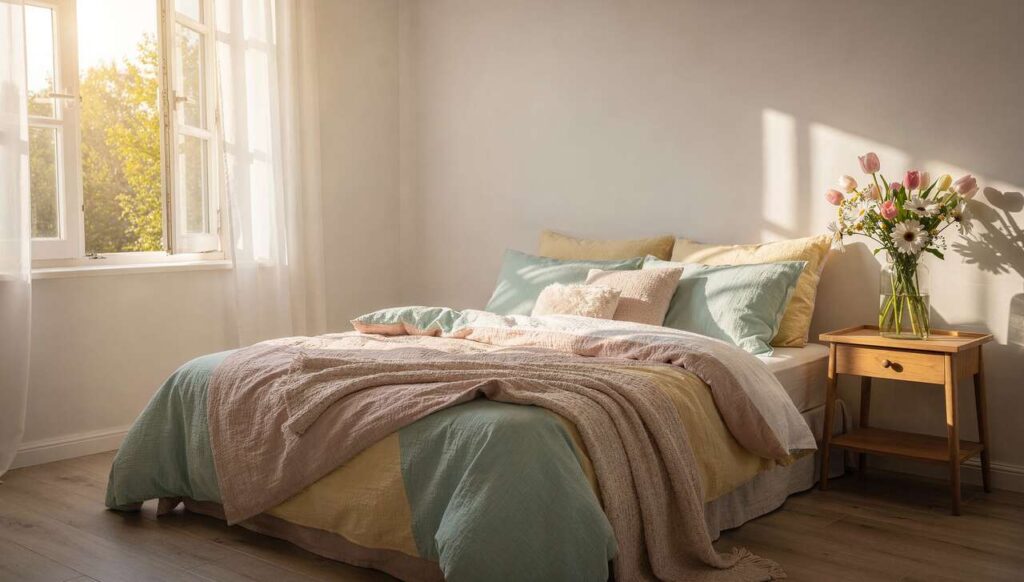 Pościel na wiosnę: dermatolog z WUM wyjaśnia, dlaczego warto zmienić materiał po marcu