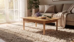 Dywan w salonie pachnie kurzem po zimie: soda i lawenda usuwają zapach w kwadrans