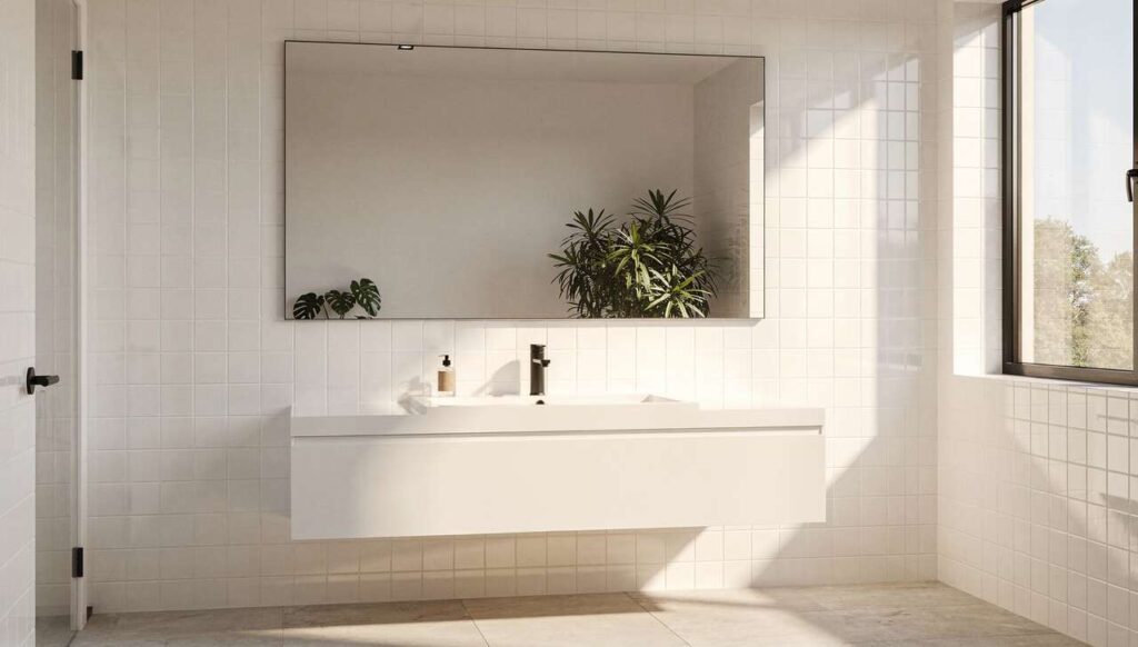 Lustro w łazience bez pary po kąpieli: wystarczy przetrzeć je jednym składnikiem z kuchni