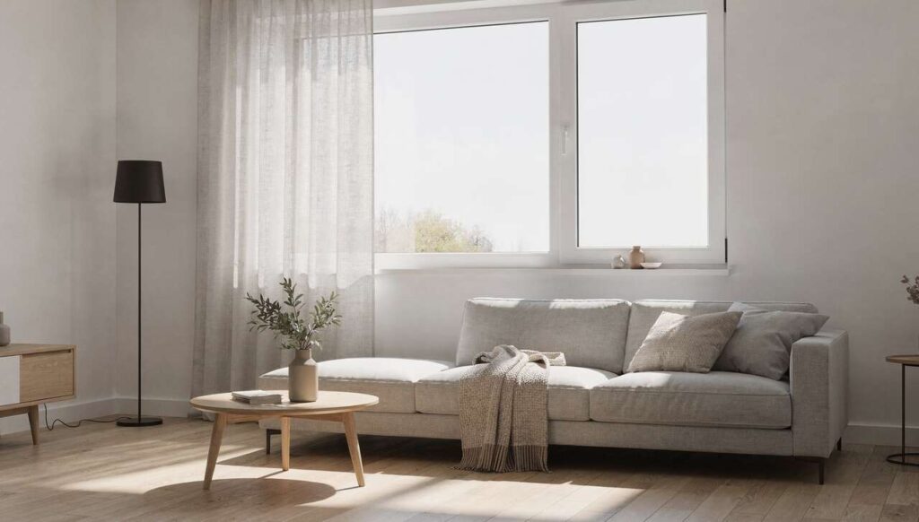 Dlaczego Skandynawowie wieszają firankę 15 cm nad oknem? Polskie mieszkania wyglądają dzięki temu wyżej