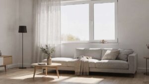 Dlaczego Skandynawowie wieszają firankę 15 cm nad oknem? Polskie mieszkania wyglądają dzięki temu wyżej