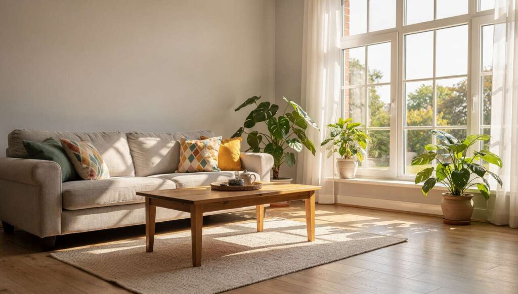 Dlaczego warto umyć okna przed zmianą czasu? Więcej światła w pokoju zmienia nastrój domowników