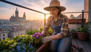 Balkon w kwietniu: ogrodniczka z Krakowa pokazuje 3 rośliny, które przeżyją przymrozki