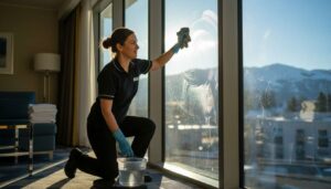 Okna po zimie bez smug: sprzątaczki z hoteli Radisson używają jednej szmatki i czystej wody