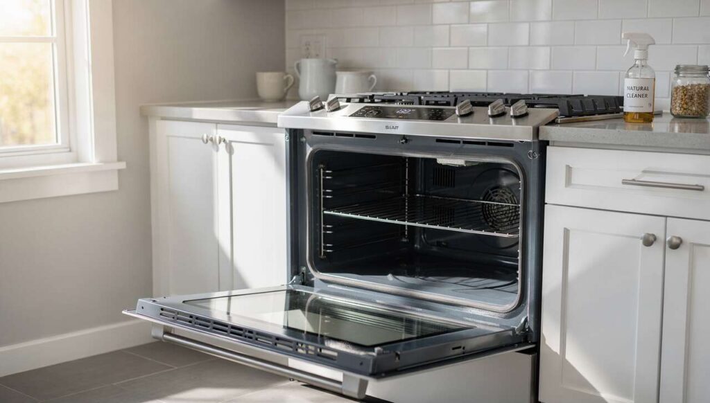 Piekarnik po świętach, zero szorowania: pasta z sody i płynu do naczyń działa w 30 minut