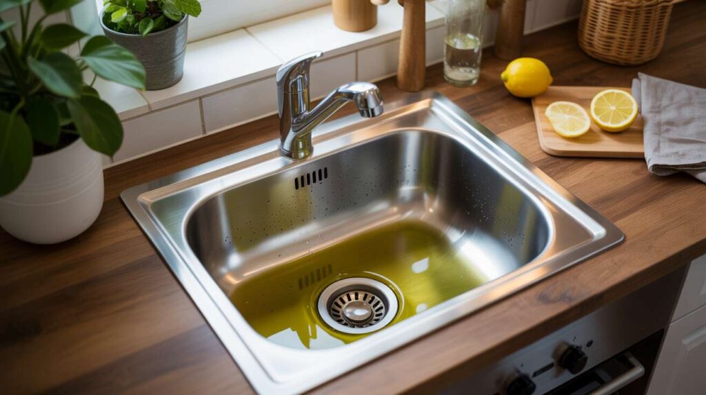 Zlew ze stali po świętach: przetrzyj go oliwą i cytryną, efekt widać natychmiast